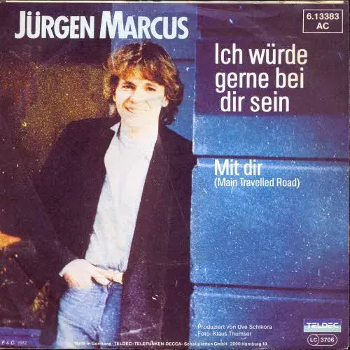 Marcus Jürgen - Ich würde gerne bei dir sein (nur Cover)