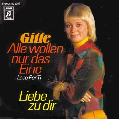 Gitte - Alle wollen nur das eine (nur Cover)
