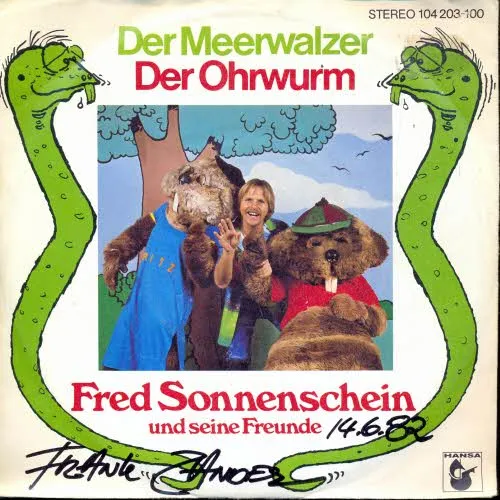 Sonnenschein Fred (Frank Zander) - Der Ohrwurm (mit orig. Unterschrift)