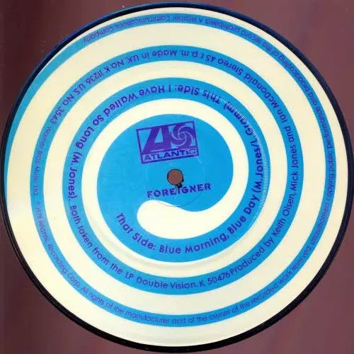 Foreigner - Blue morning, blue day (Picture Disc)