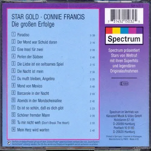 Francis Connie - Die grossen Erfolge (CD) – Bild 2
