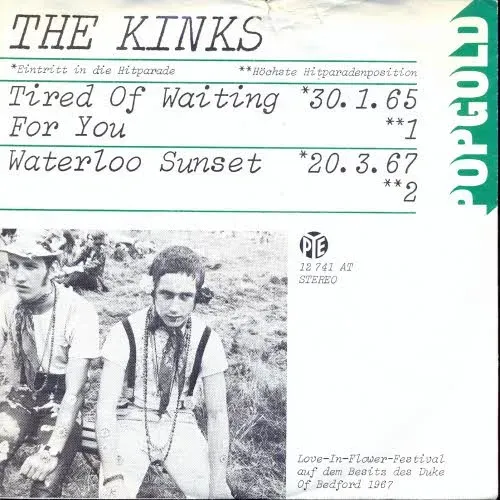 Kinks - Tired of waiting for you (RI-POPGOLD)