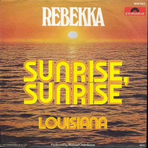 Rebekka - Sunrise, Sunrise (nur Cover)