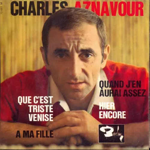 Aznavour Charles - Que c'est triste venise (EP)