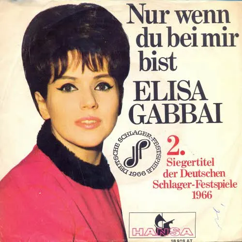 Gabbai Elisa - Nur wenn du bei mir bist (nur Cover)
