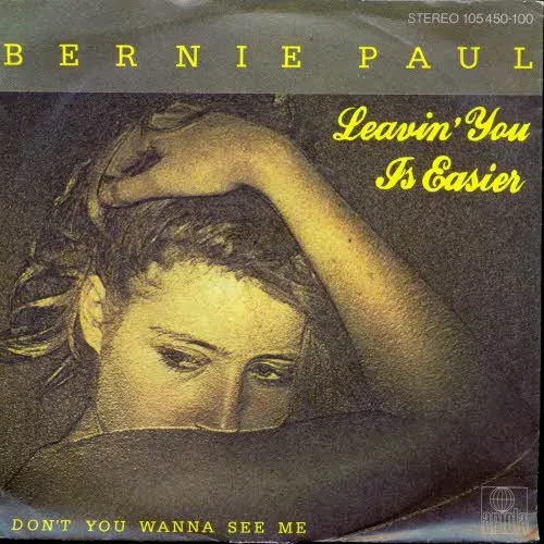Paul Bernie - Leavin' you is easier