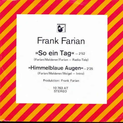 Farian Frank - So ein Tag (Promocover)