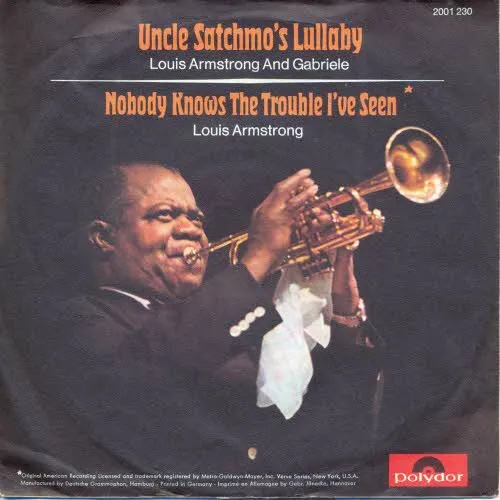 Armstrong Louis & Gabriele - Uncle Satchmo's Lullaby (nur Cover)