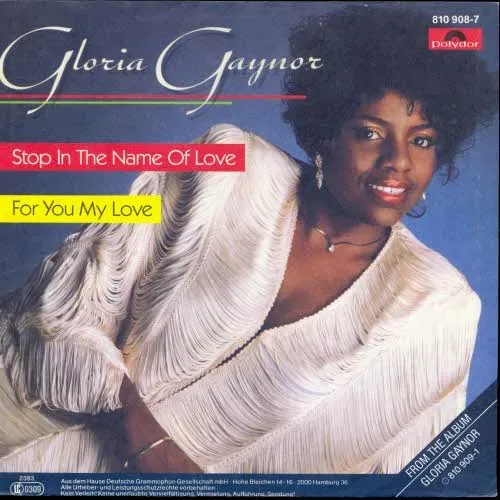 Gaynor Gloria - Stop in the name of love (nur Cover)
