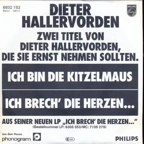 Hallervorden Dieter - Ich bin die Kitzelmaus