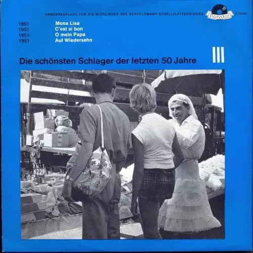 Various Artists - Die schönsten Schlager der letzten 50 Jahre (EP-Serie III - Platte 3)