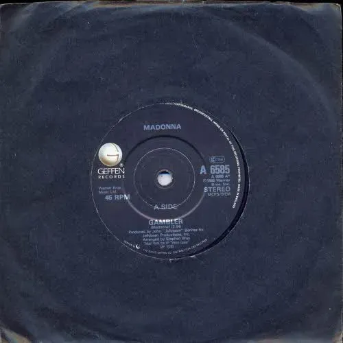 Madonna - Gambler (UK-FLC-schwarz)
