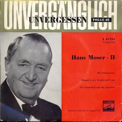 Moser Hans - Unvergänglich Unvergessen Folge 82 (EP)