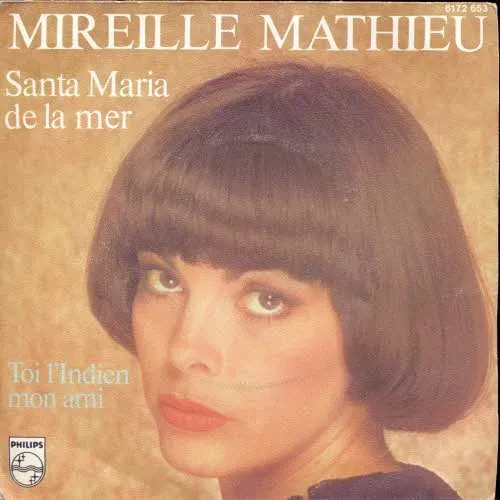 Mathieu Mireille - Santa Maria de la mer (franz. Pressung)