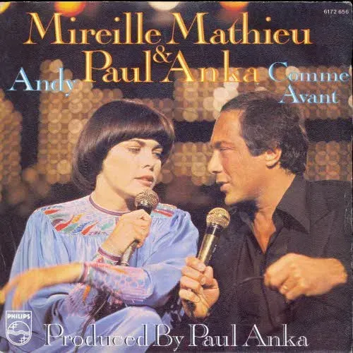 Mathieu Mireille & Anka Paul - Andy (franz. Pressung)