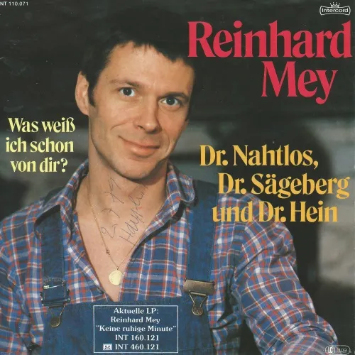 Mey Reinhard - Dr. Nahtlos, Dr. Sägeberg und Dr. Hein (nur Cover)