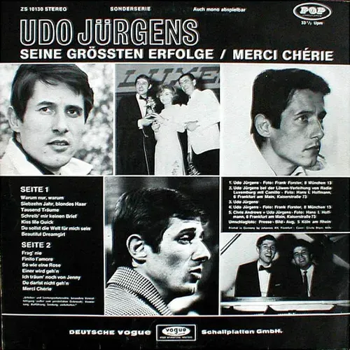 Jürgens Udo - Seine grössten Erfolge (LP) – Bild 2