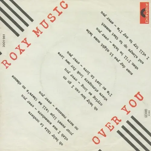 Roxy Music - Over you (nur Cover)