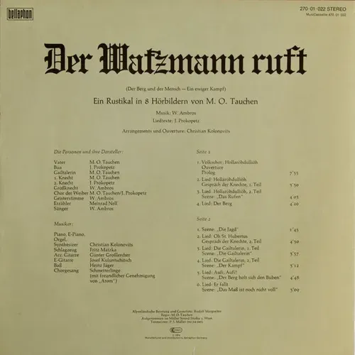 Ambros - Tauchen - Prokopetz - Der Watzmann ruft (LP-RE) – Bild 2
