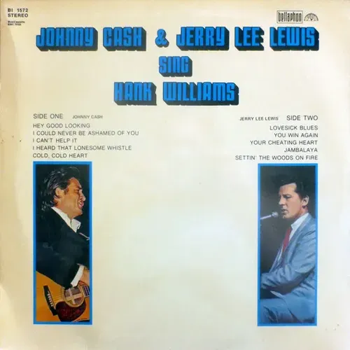 Cash Johnny & Lewis Jerry Lee - Sing Hank Williams (LP) – Bild 2