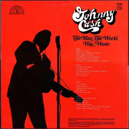 Cash Johnny - The man , the world, his music (LP-UK) – Bild 2