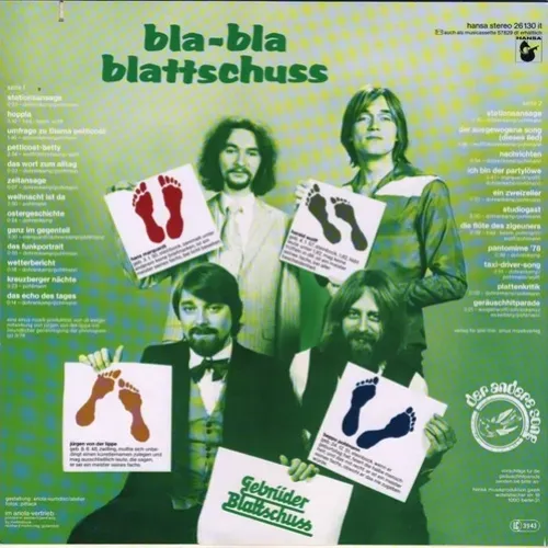 Gebrüder Blattschuss - Bla-bla-Blattschuss (LP) – Bild 2