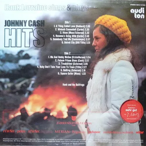Lorraine Hank - Sings & plays Johnny Cash (LP) – Bild 2