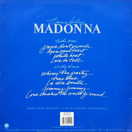 Madonna - True blue (LP) – Bild 2