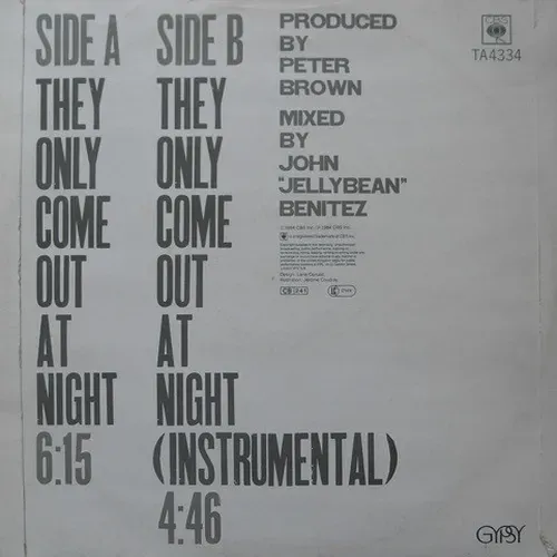 Brown Peter - They only come out at night (Maxi-Single) – Bild 2