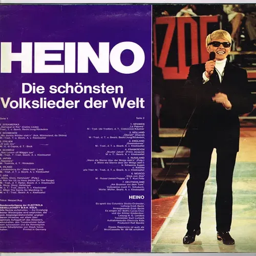 Heino - Die schönsten Volkslieder der Welt (LP) – Bild 2