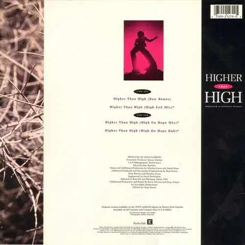 LeMans Tony - Higher than high (Maxi-Single) – Bild 3