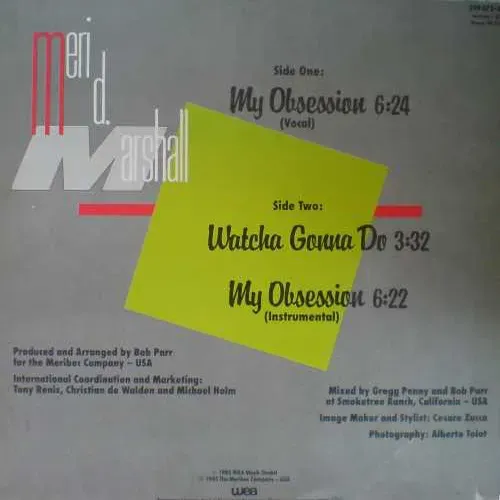 Marshall Meri D. - My Obsession (Maxi-Single) – Bild 2