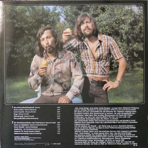 Schobert & Black – Das Holzwollschnitzelwerk (LP) – Bild 2