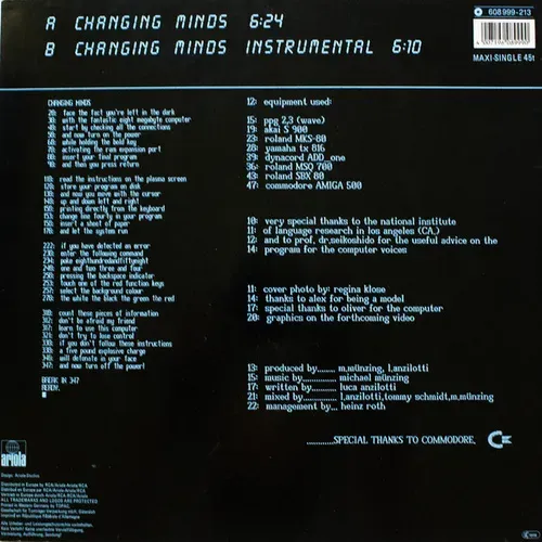 16 Bit - Changing minds (Maxi-Single) – Bild 2