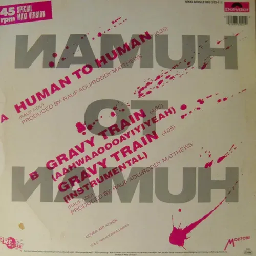 Adu Rauf - Human to human (Maxi-Single) – Bild 2