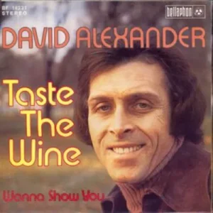 Alexander David - Taste the wine (nur Cover)