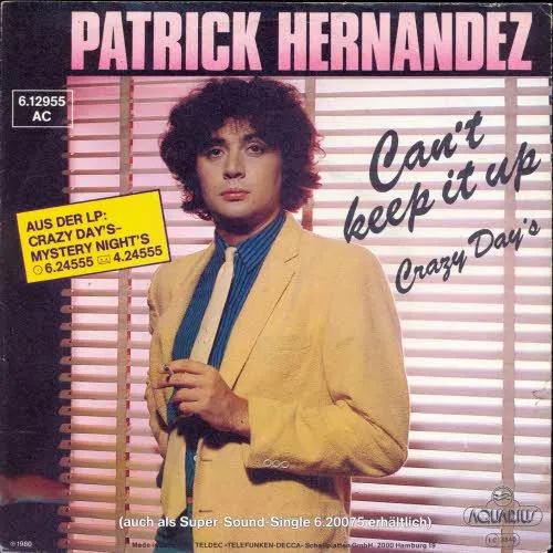 Hernandez Patrick - Can't keep it up (nur Cover)