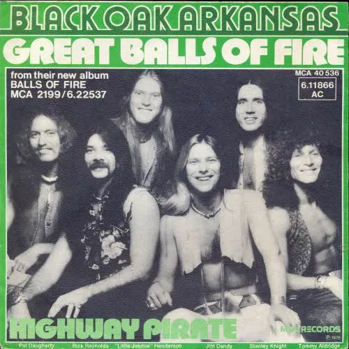 Black Oak Arkansas - Great balls of fire (nur Cover)