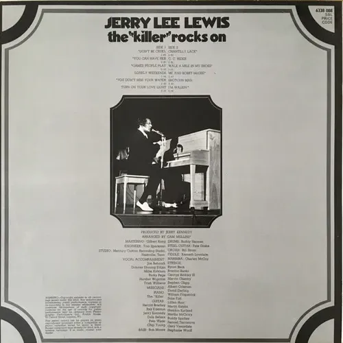 Lewis Jerry Lee - The "Killer" rocks on (LP) – Bild 2