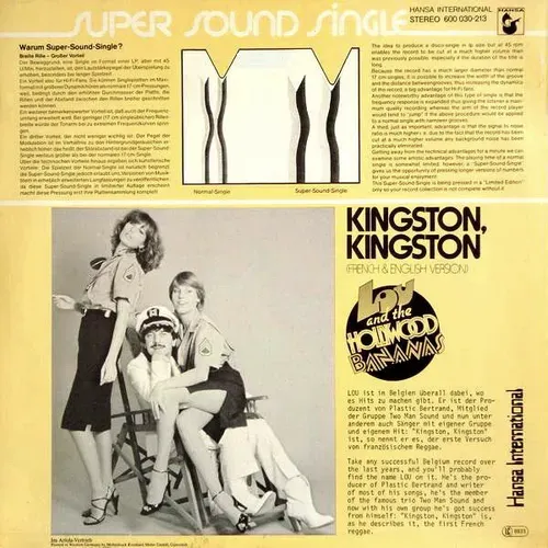 Lou & Hollywood Bananas - Kingston, Kingston (Maxi-Single) – Bild 2