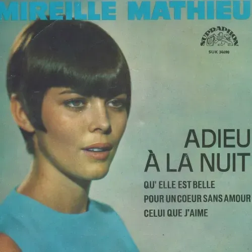 Mathieu Mireille - Adieu a la nuit (EP - nur Cover-CSSR)