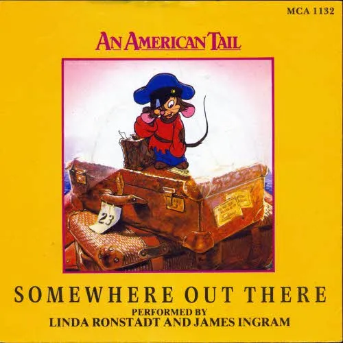 Ronstadt Linda & Ingram James - Somewhere out there (nur Cover-UK)