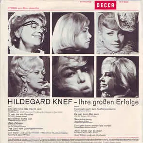 Knef Hildegard - Ihre grossen Erfolge (10 inch) – Bild 2