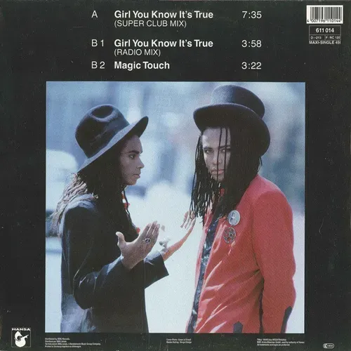 Milli Vanilli - Girl you know it's true (Maxi-Single) – Bild 2