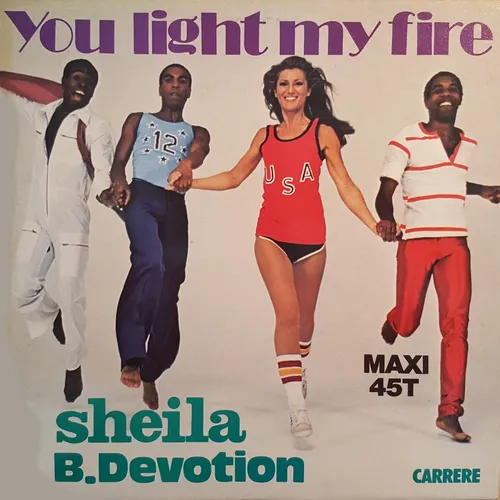 Sheila B. Devotion ‎– You light my fire (Maxi-Single - FR)