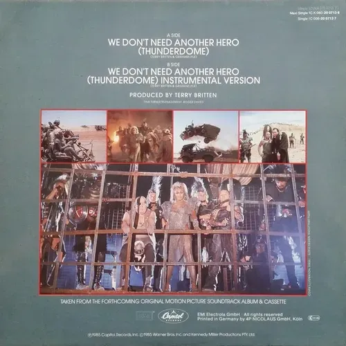 Turner Tina - We don't need another hero (Maxi-Single) – Bild 2
