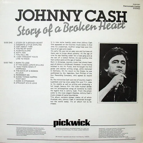 Cash Johnny - Story of a broken heart (LP) – Bild 2