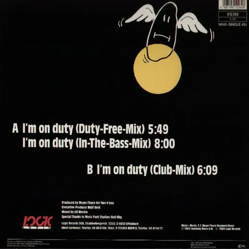 Doctorin D. featuring Crissy Cee - I'm on duty (Maxi-Single) – Bild 2