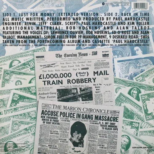 Hardcastle Paul - Just for money (Maxi-Single) – Bild 2