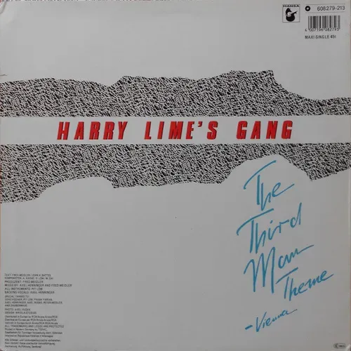 Harry Lime's Gang - The third man / Vienna (Maxi-Single) – Bild 2